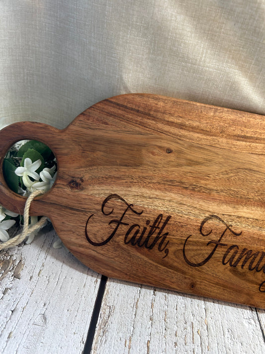 Faith, Family and Friends Board