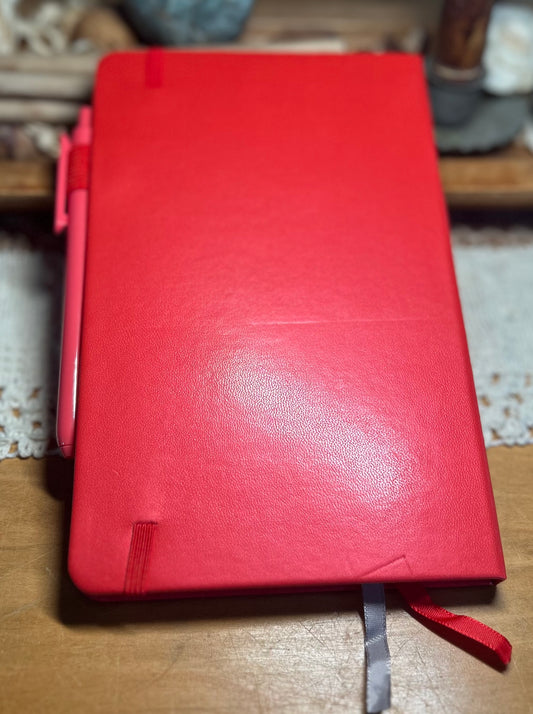 Dragonfly Notebook Journal - Red