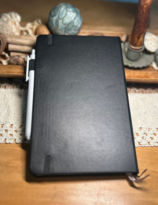 Cactus Succulent Notebook Journal - Black