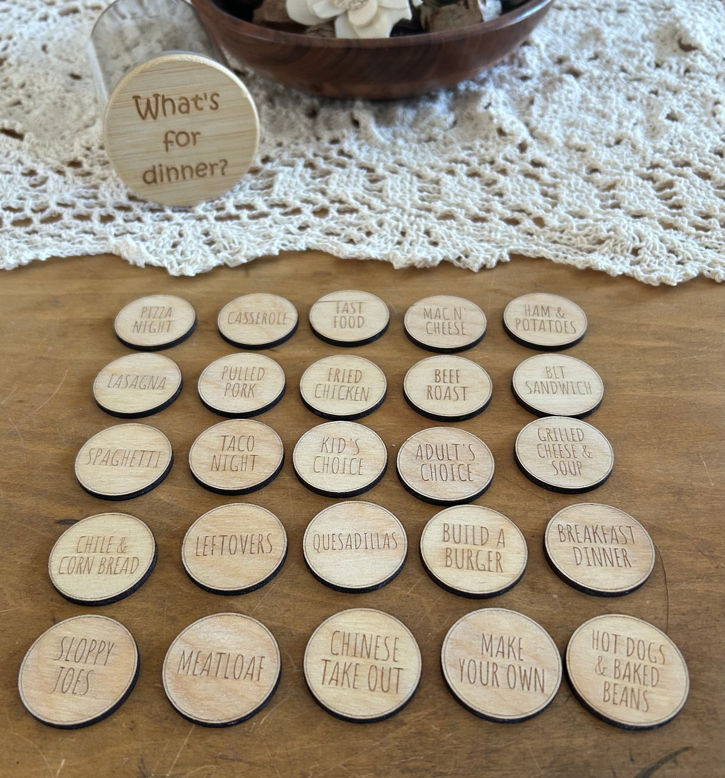 What's for dinner tokens