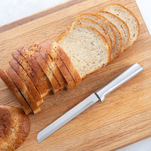 6" Bread Knife - Silver Handle Rada
