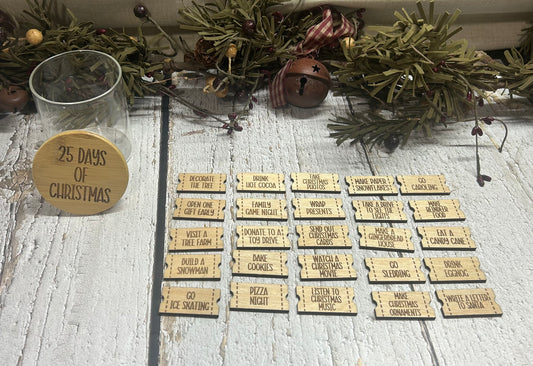 25 Days of Christmas Activity Jar