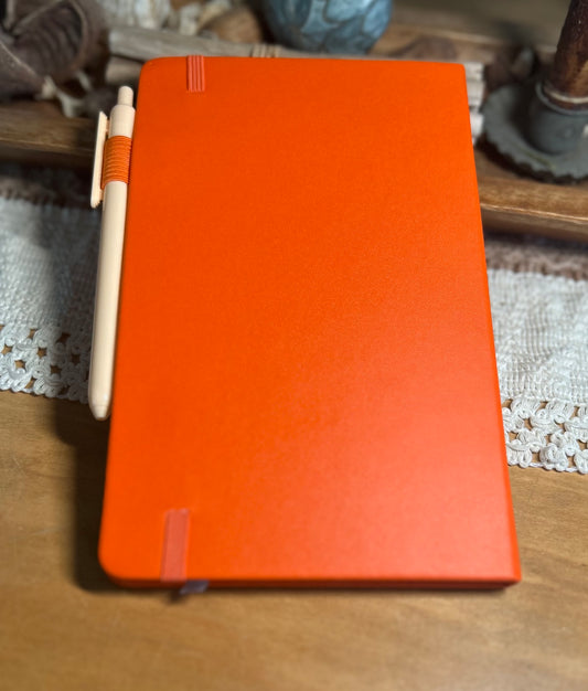 Mountain Scene Notebook Journal - Orange