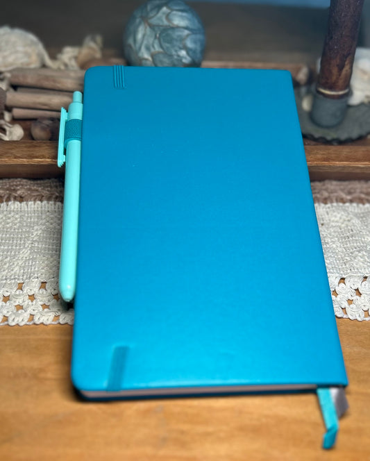 Dragonfly Mandala It Is Well With My Soul Notebook Journal - Teal