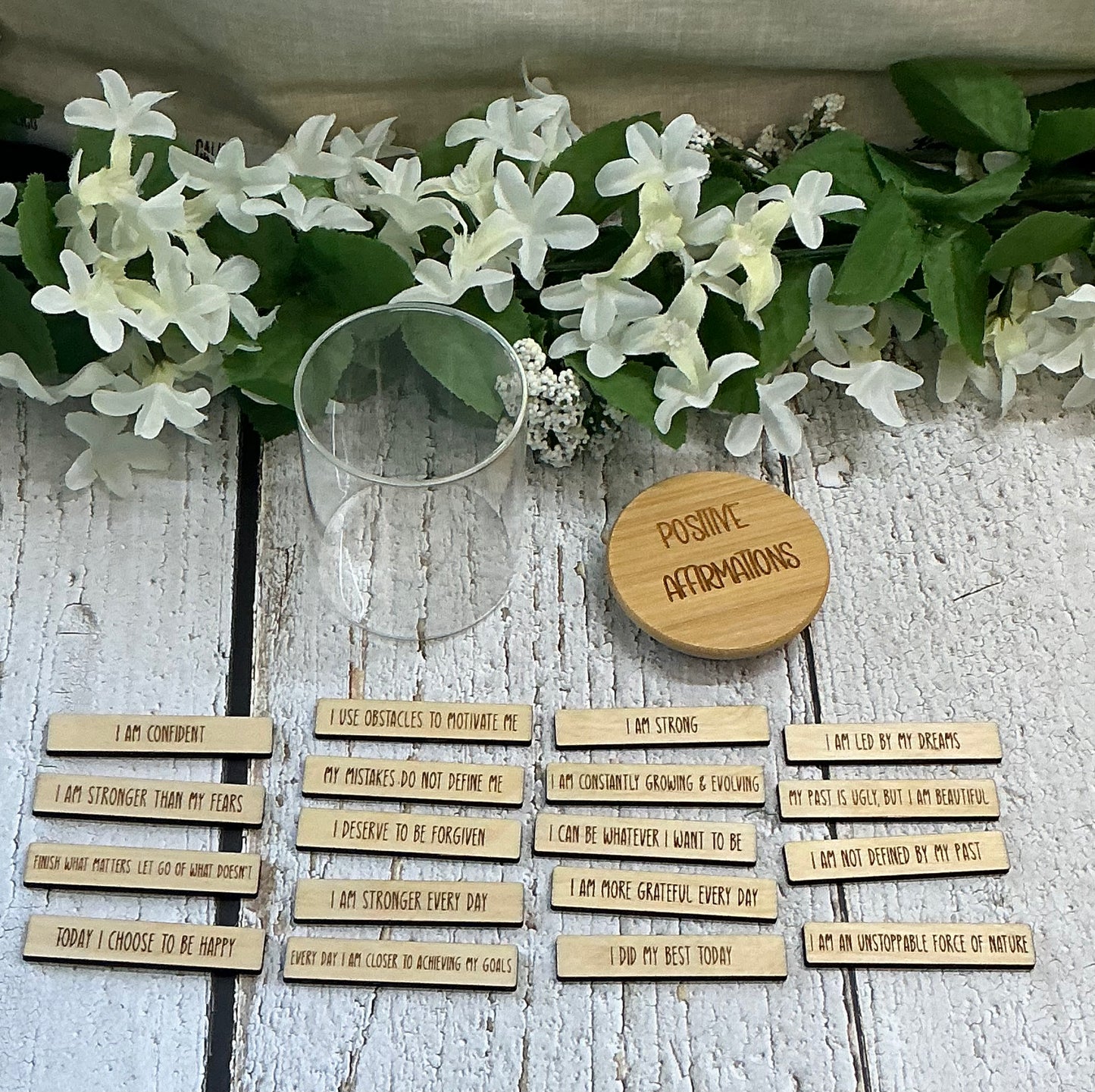 Positive Affirmation Jar and Tokens