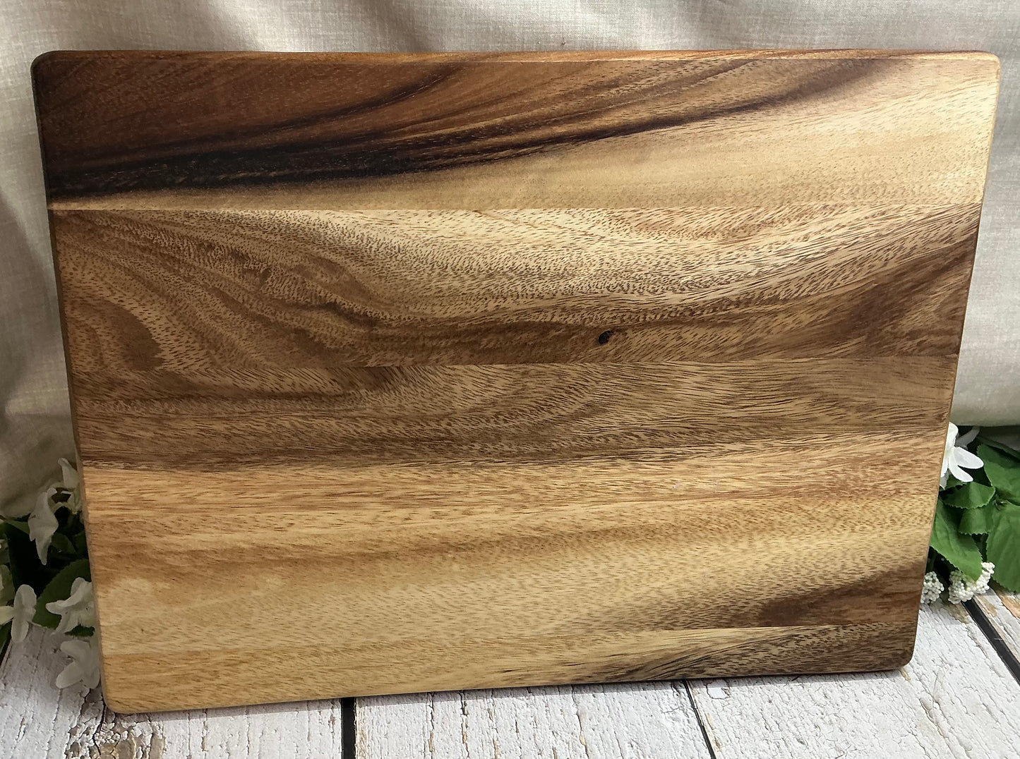 Large Mandala Half Flower Cutting Charcuterie Board 16 x 12