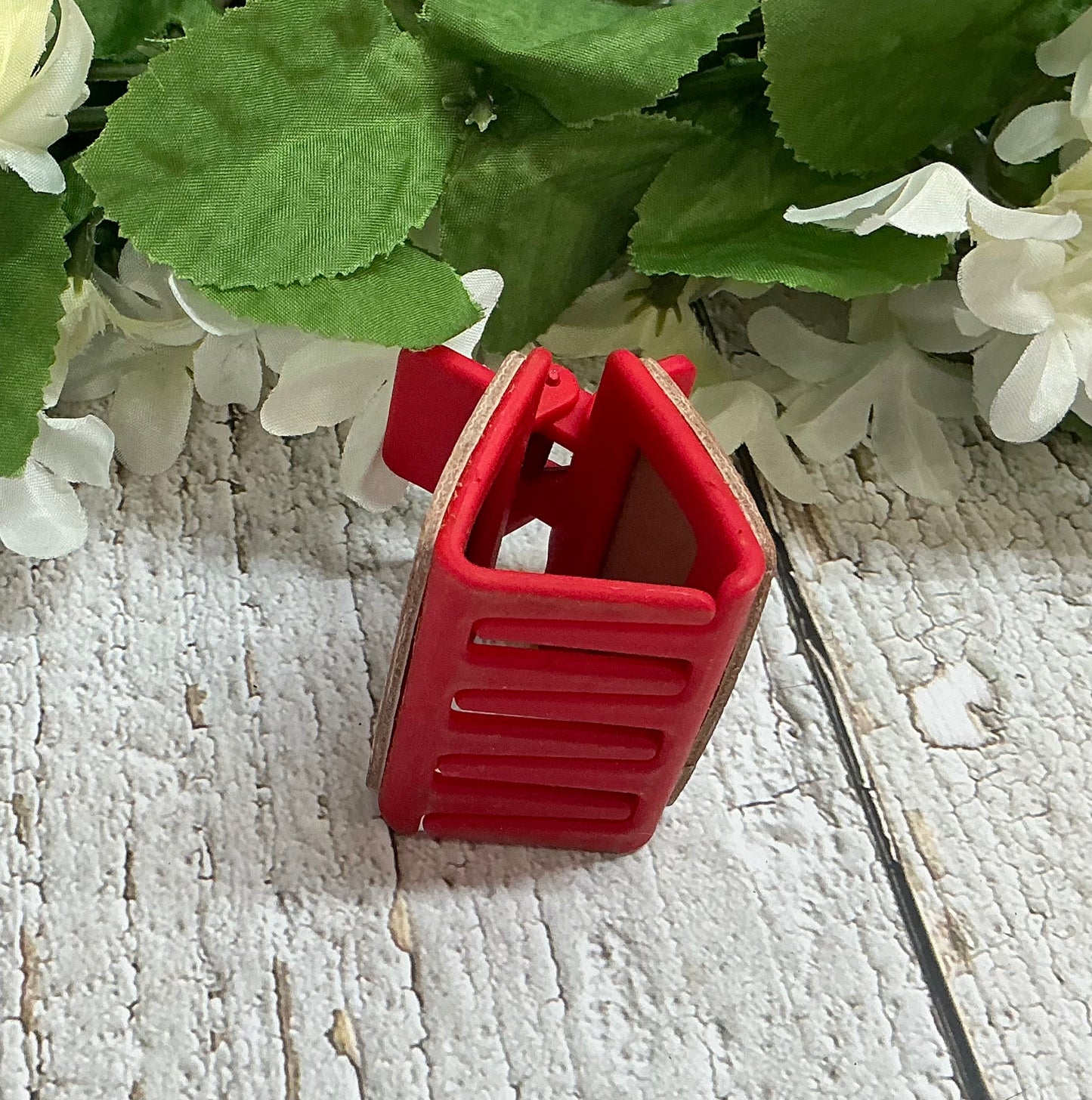 Patriotic Red White and Blue Hair Claw Clip - Small 2”
