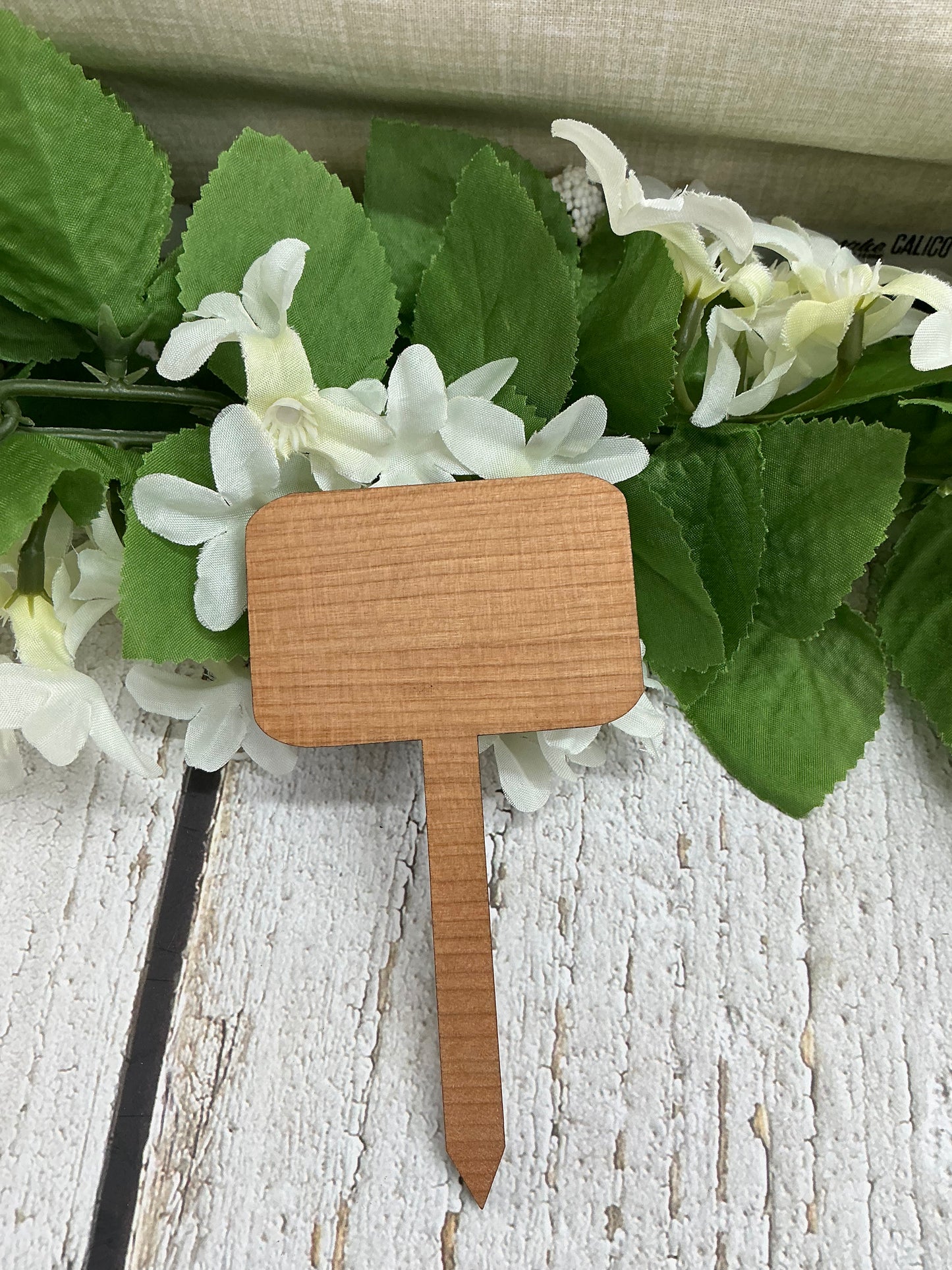 Oh, Grow Up Already Dark Wood Plant Stake