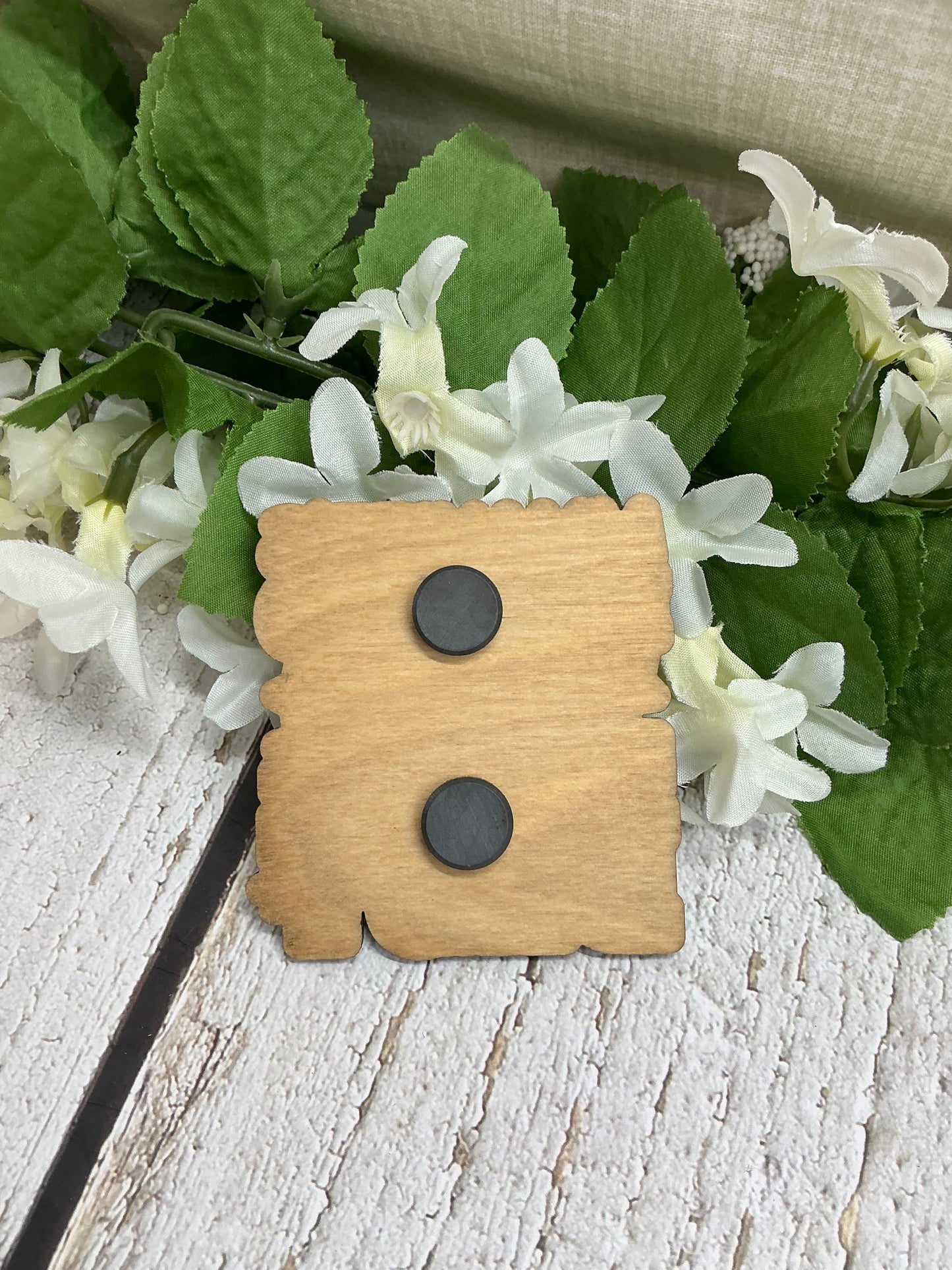 My Wife's Husband Is The Freaking Best Wood Magnet