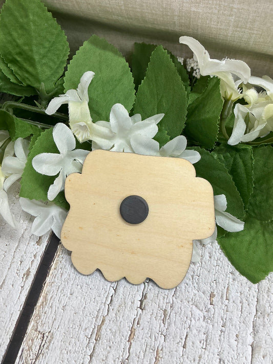 Season Everything With Love Wood Magnet