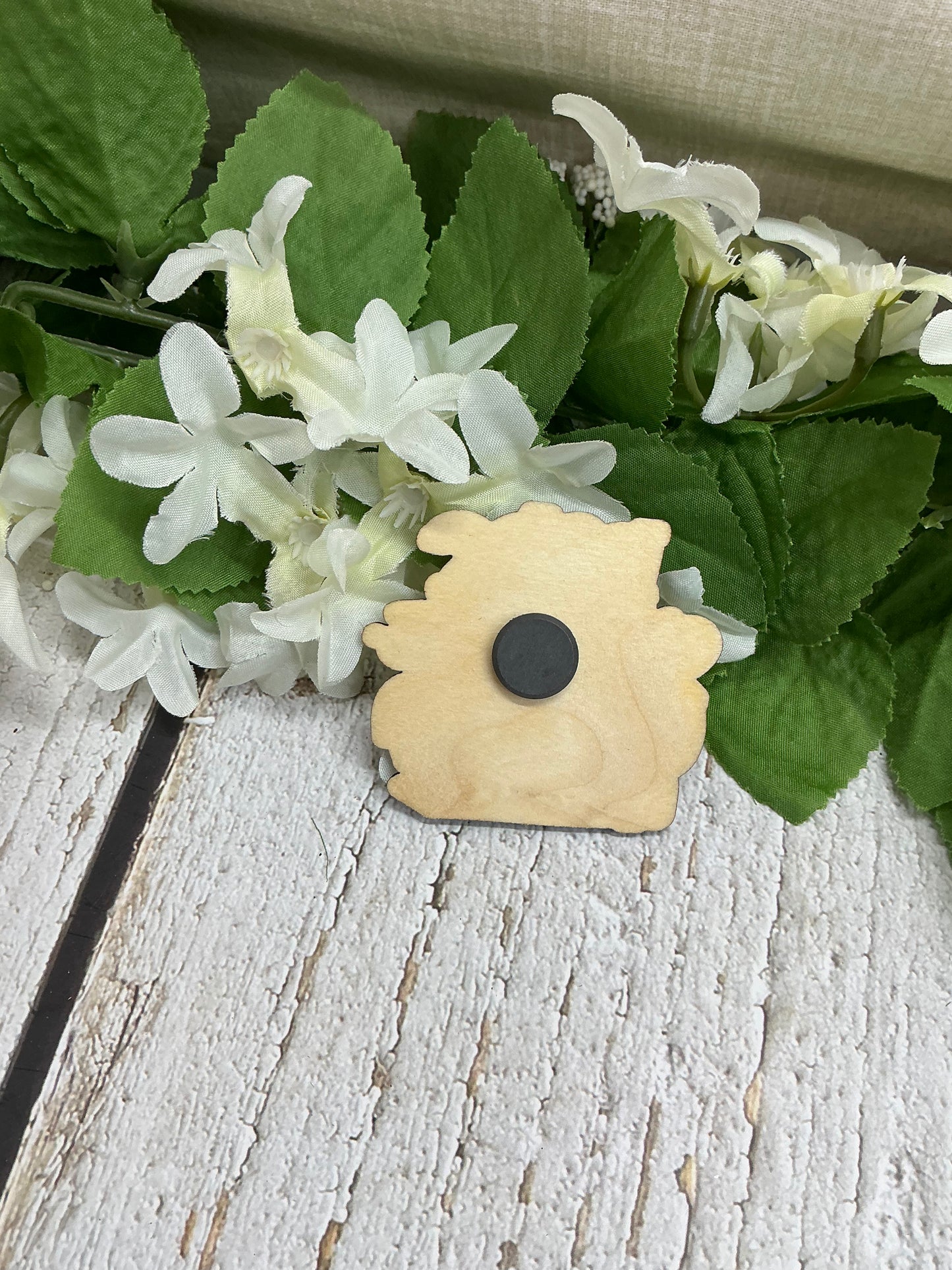 Mrs. Always Write Wood Magnet