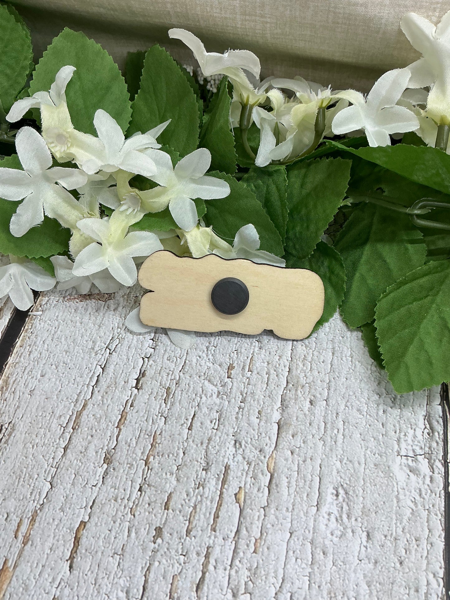 Fresh Milk Wood Magnet