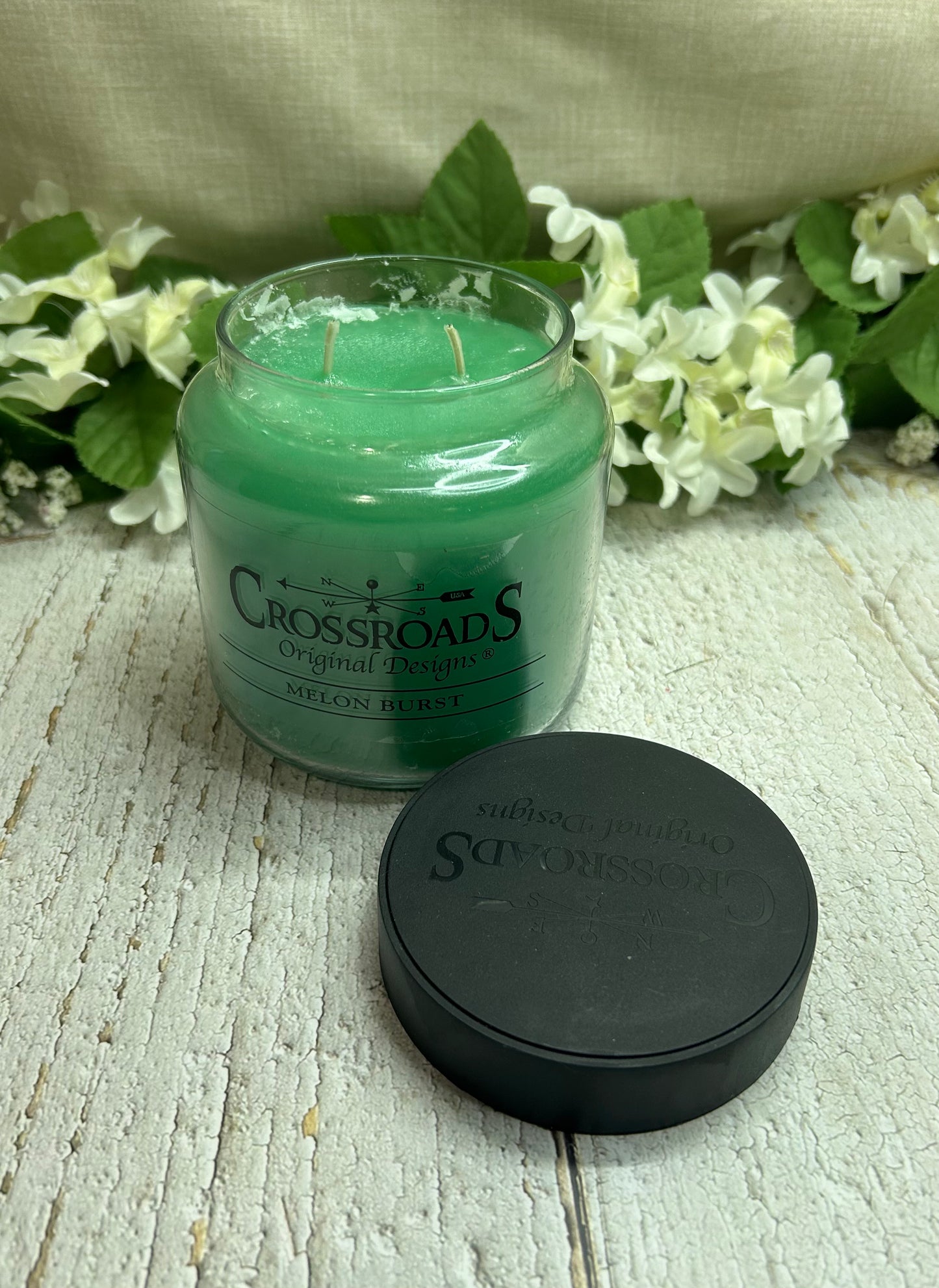 Crossroads Candle - Melon Burst 16 oz Green