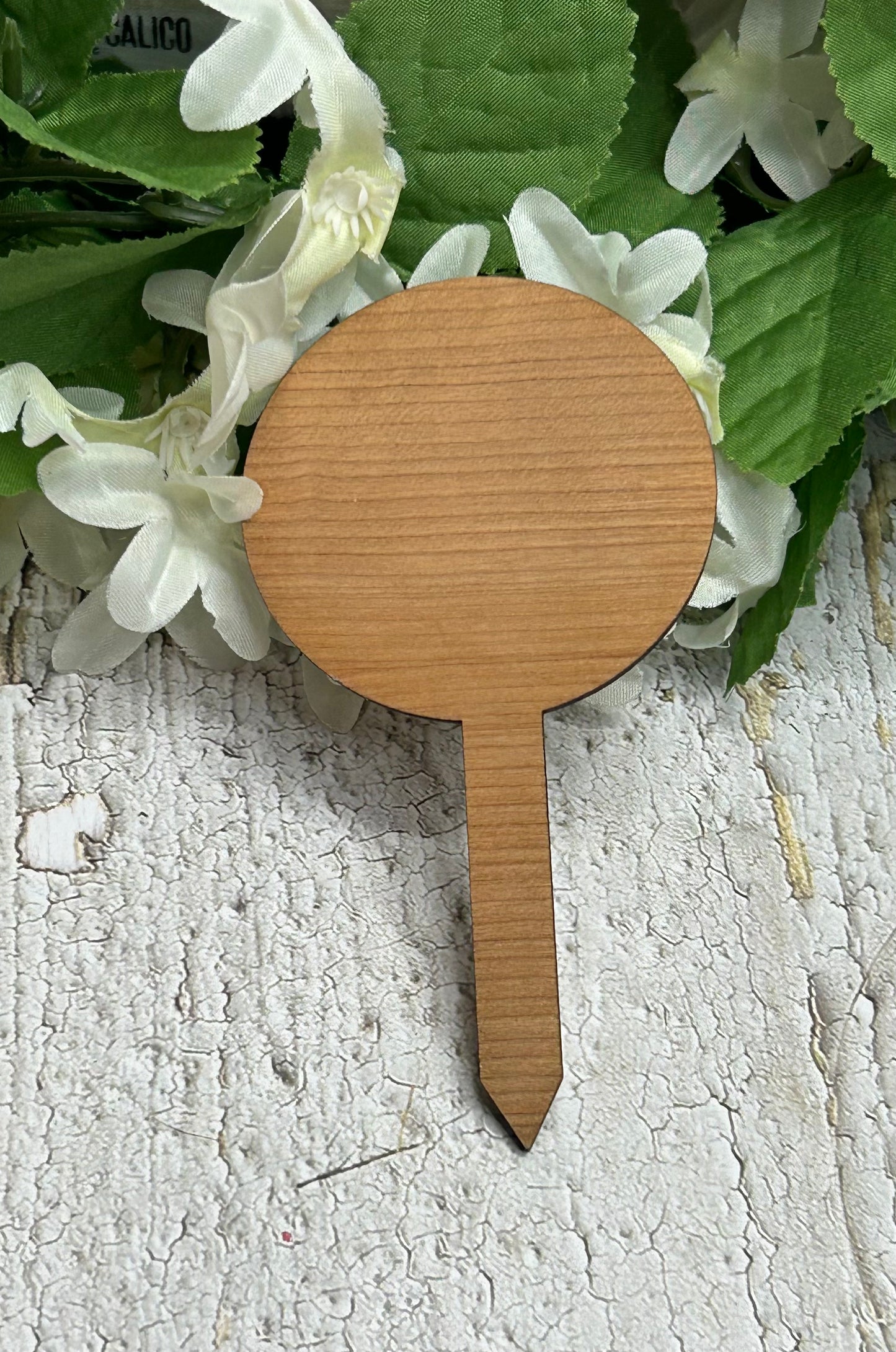 Blame It All On My Roots - Wooden Plant Stake 4.5"