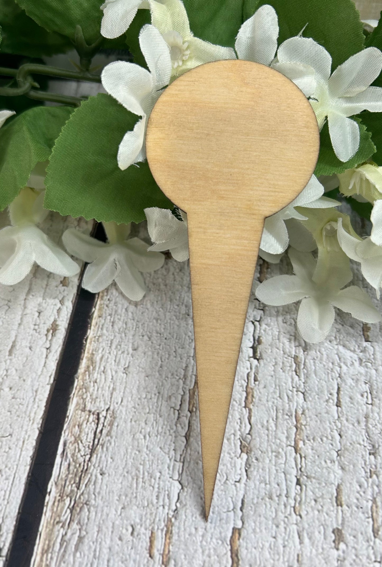 Just Add Water Light Wood Plant Stake