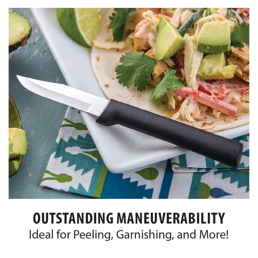 Peeling Paring Knife - Silver Handle Rada