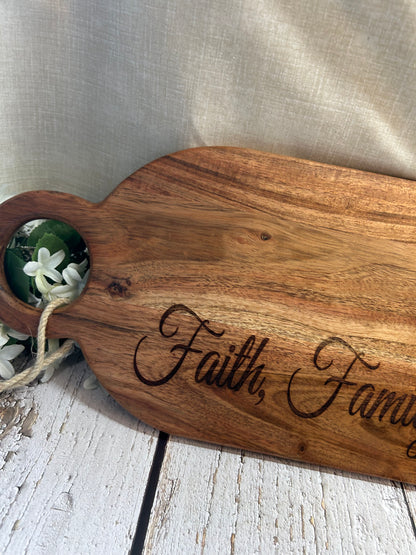 Faith, Family and Friends Board