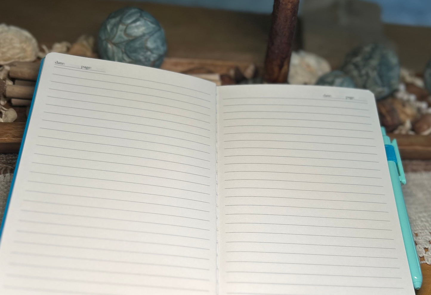 Flower Bouquet Notebook Journal - Blue
