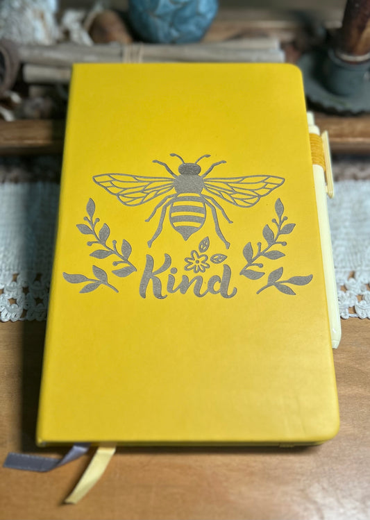 Bee Kind Notebook Journal - Yellow
