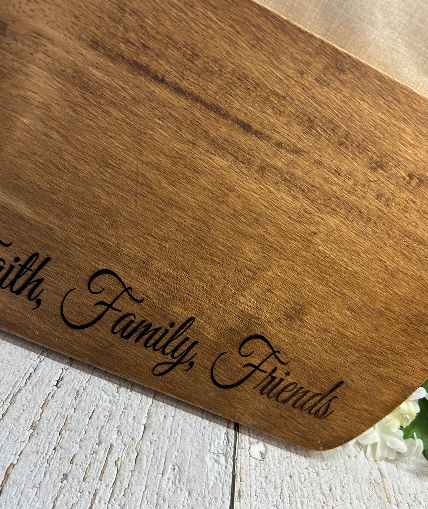 Faith, Family, Friends Board