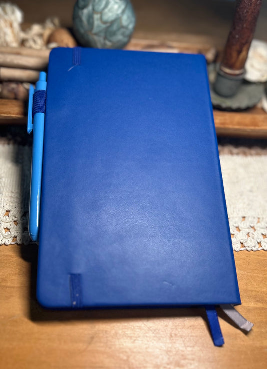 Mountain Scene Notebook Journal - Blue