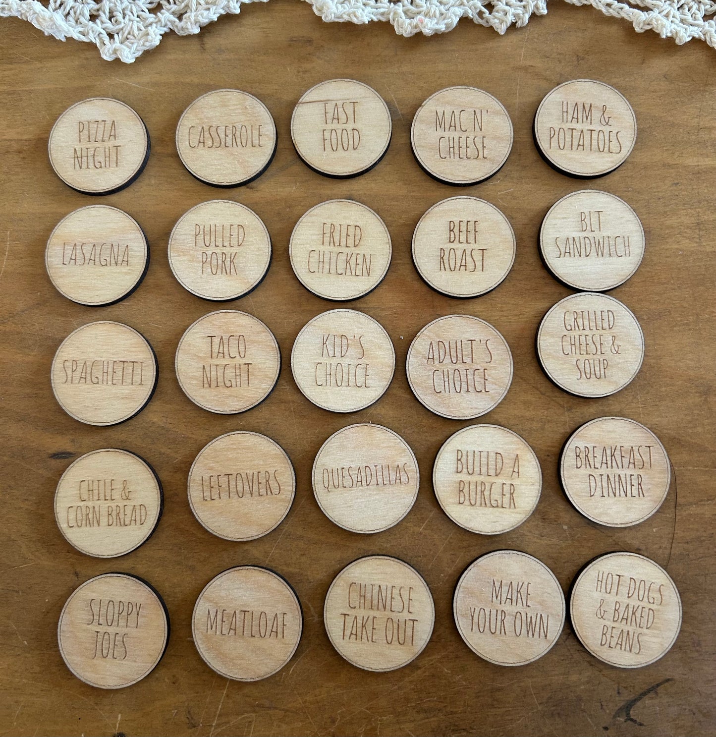 What's for dinner tokens