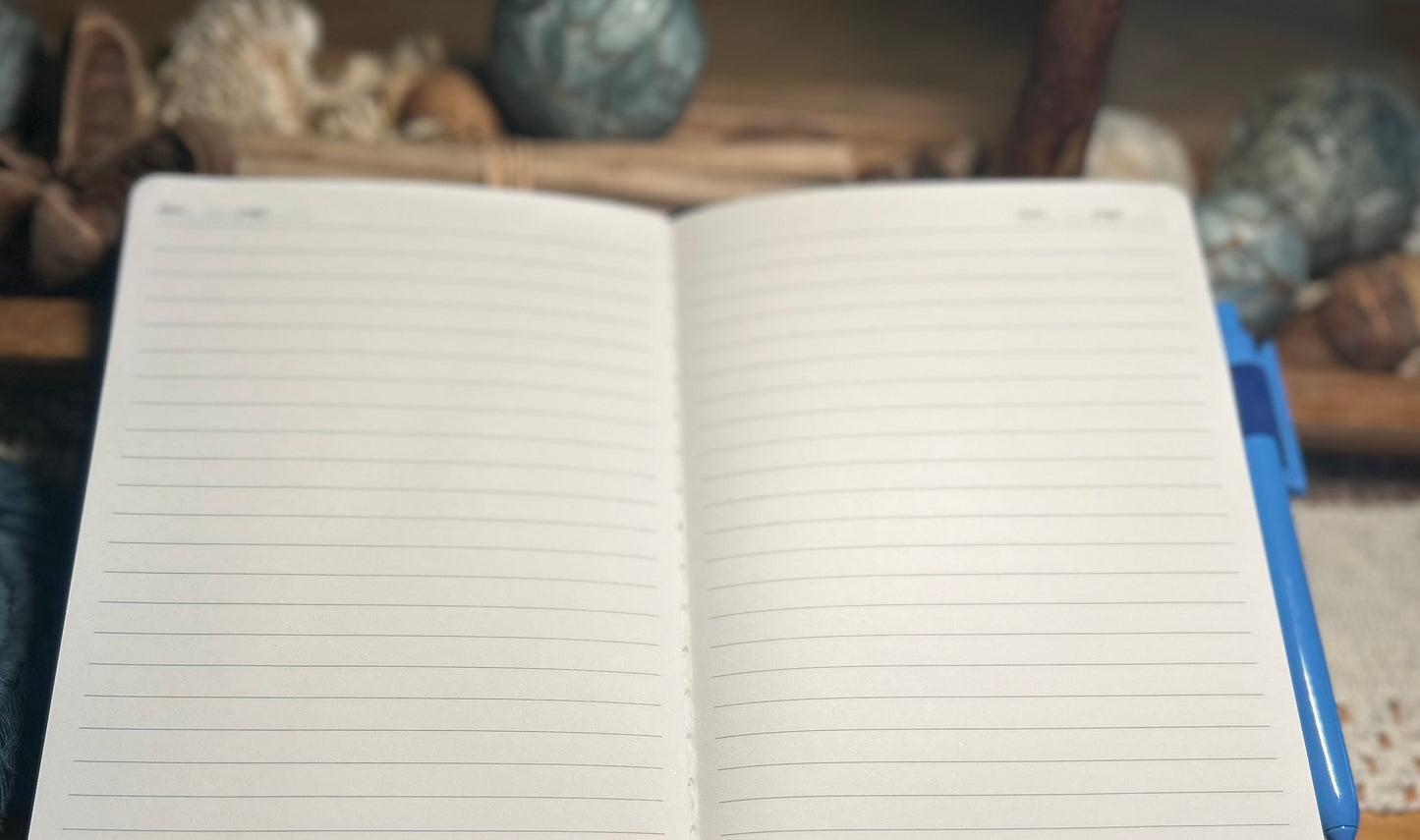 Mountain Scene Notebook Journal - Blue