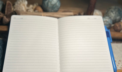 Mountain Scene Notebook Journal - Blue
