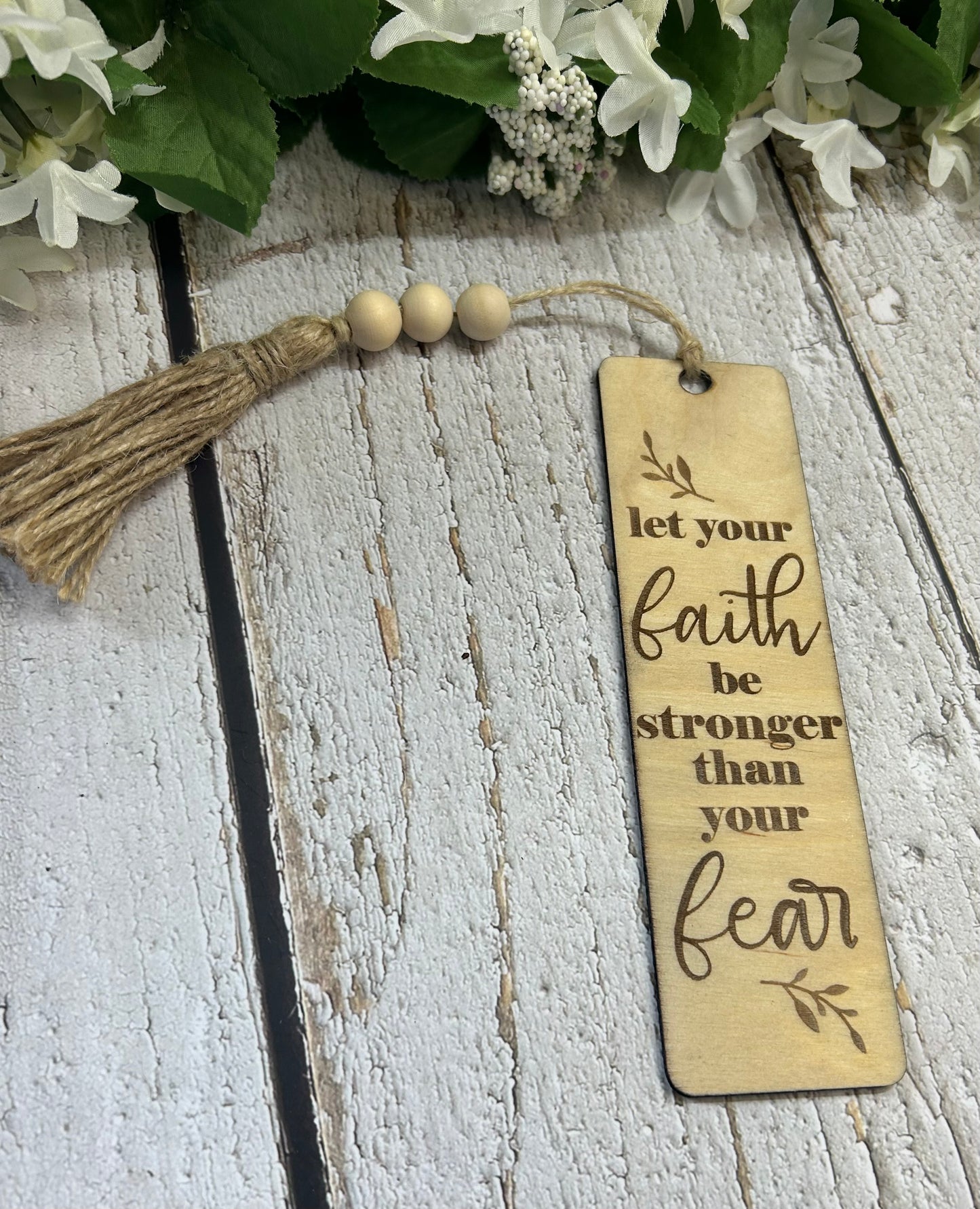 Let your faith be stronger bookmark