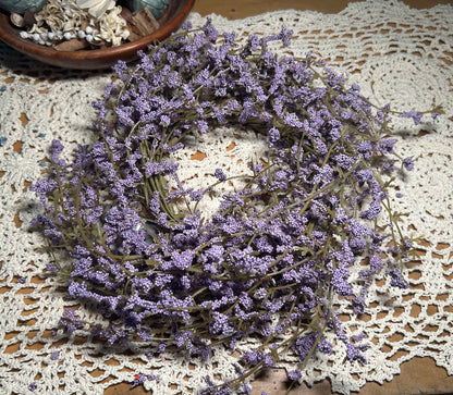 Small Purple Wildflower Candle Ring – 12”