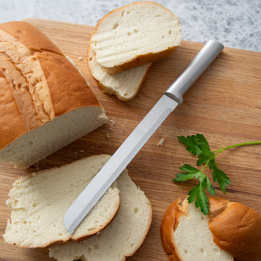 8" Bread Knife - Silver Handle Rada