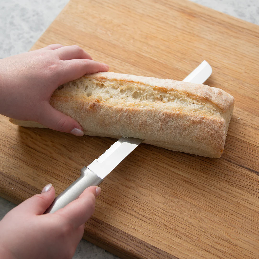 8" Bread Knife - Silver Handle Rada