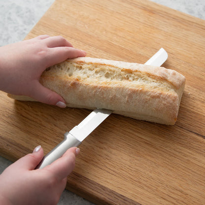 8" Bread Knife - Silver Handle Rada