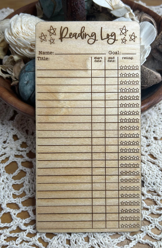 Reading Chart / Book Log – Stars