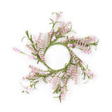 Pink Astilbe & Blooms Candle Ring – Small (13”)