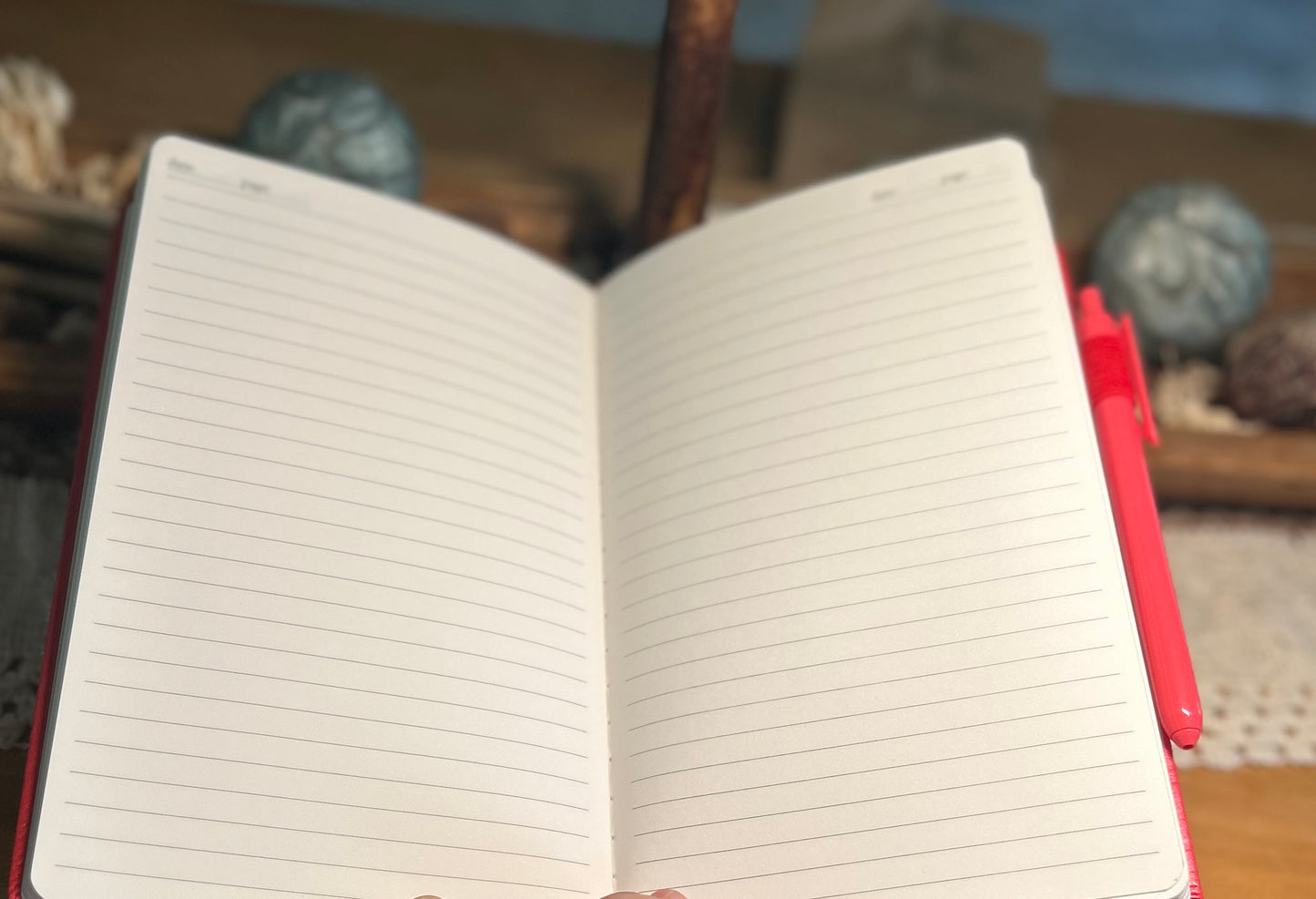 Bee Notebook Journal - Red