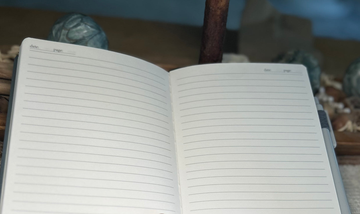 And Into The Forest I Go To Lose My Mind And Find My Soul Notebook Journal - Gray