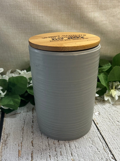 Hubby Snacks Jar