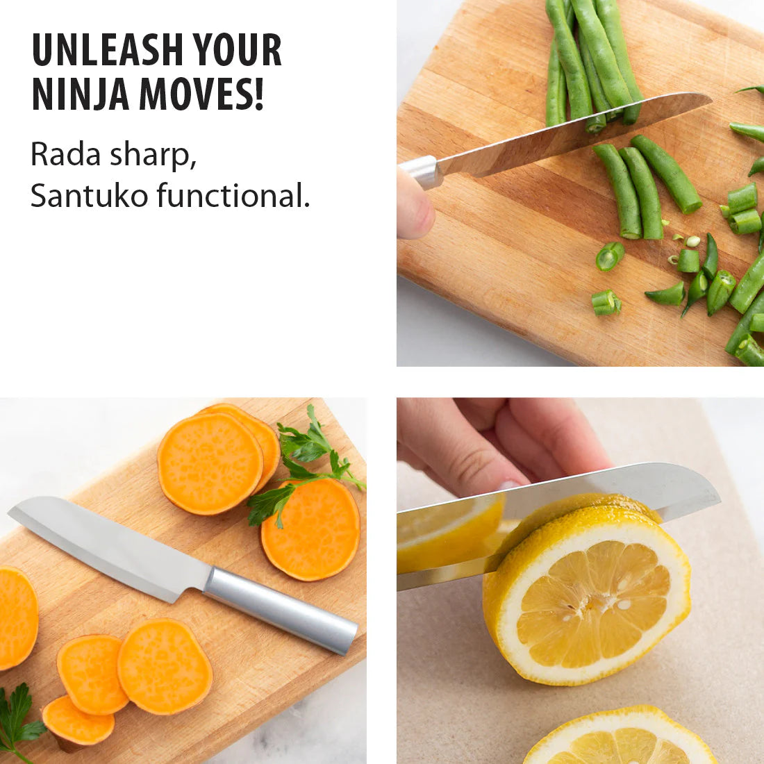 Cook's Utility Knife - Silver Handle Rada