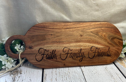 Faith, Family and Friends Board