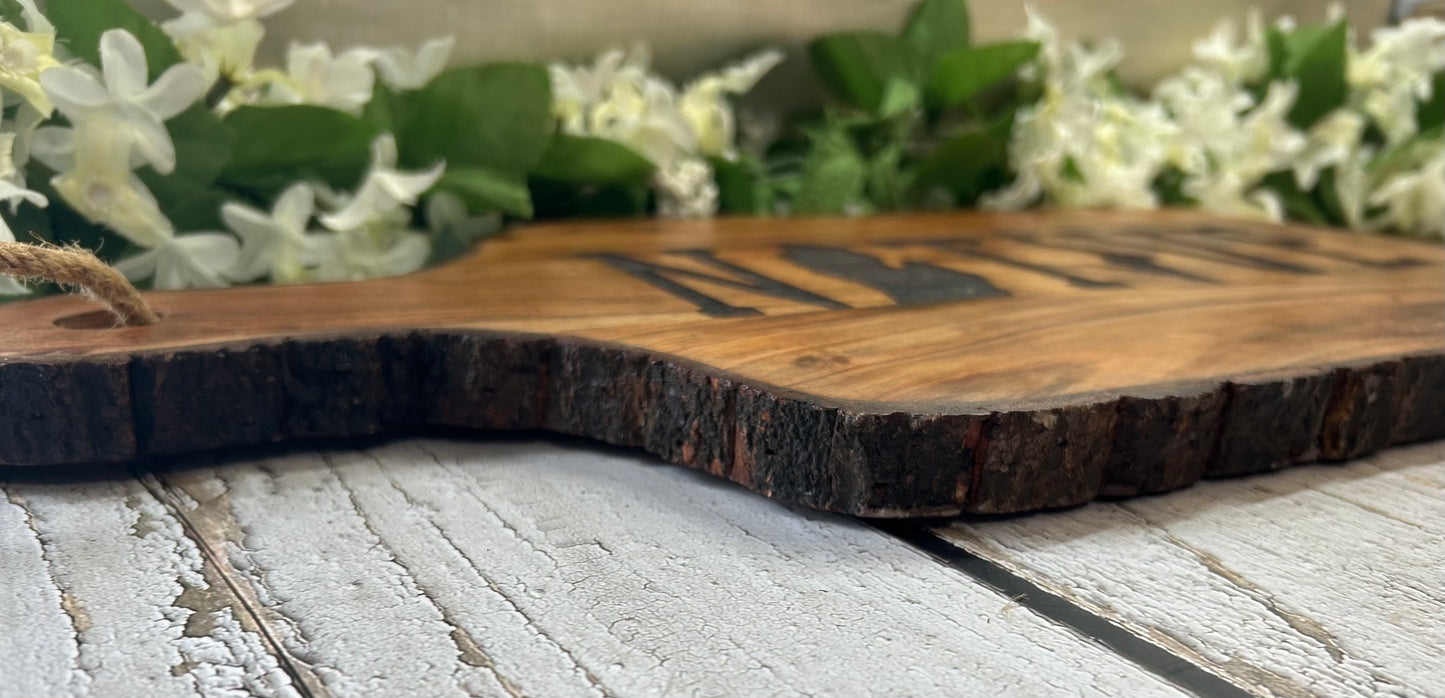 Michigan Native Raw Edge Board