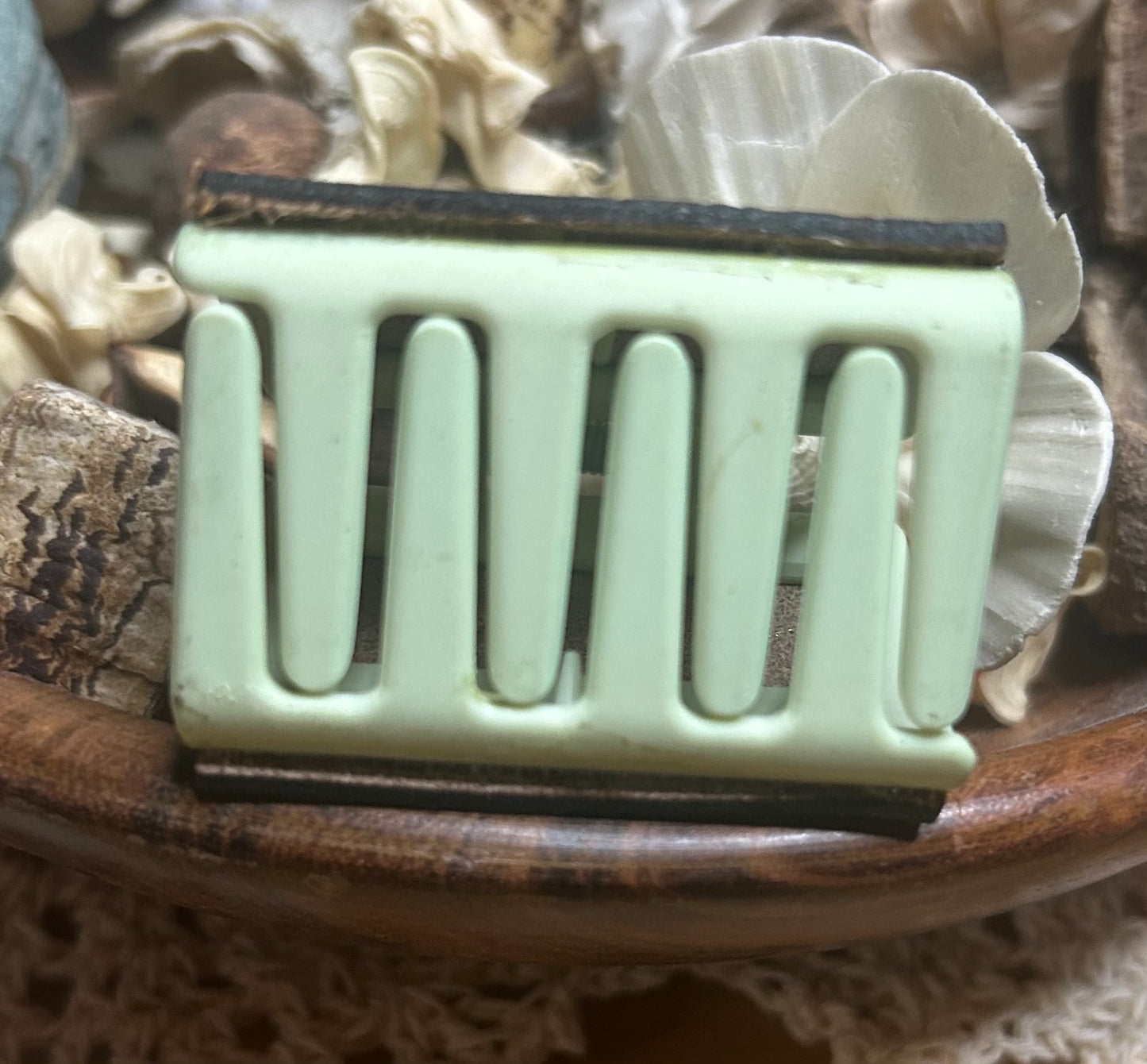 Cactus & Animal Print Leather Claw Hair Clip – Small 2"