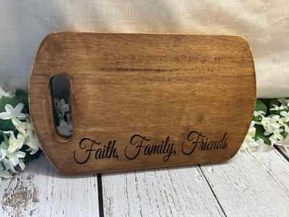 Faith, Family, Friends Board