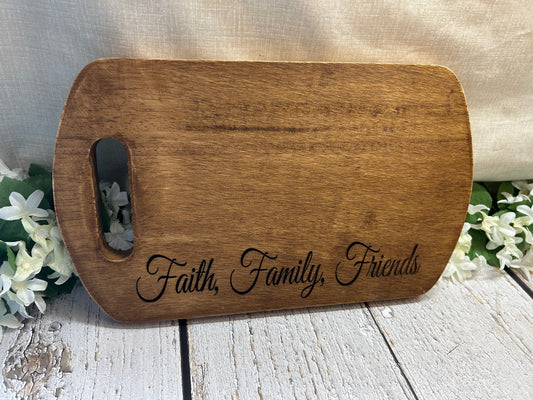 Faith, Family, Friends Board