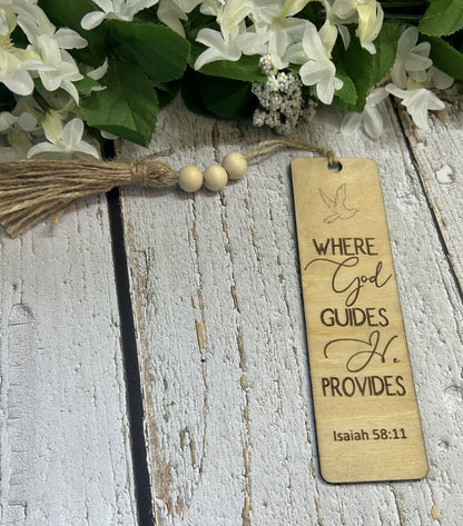 Where God Guides Isaiah 58:11 Bookmark