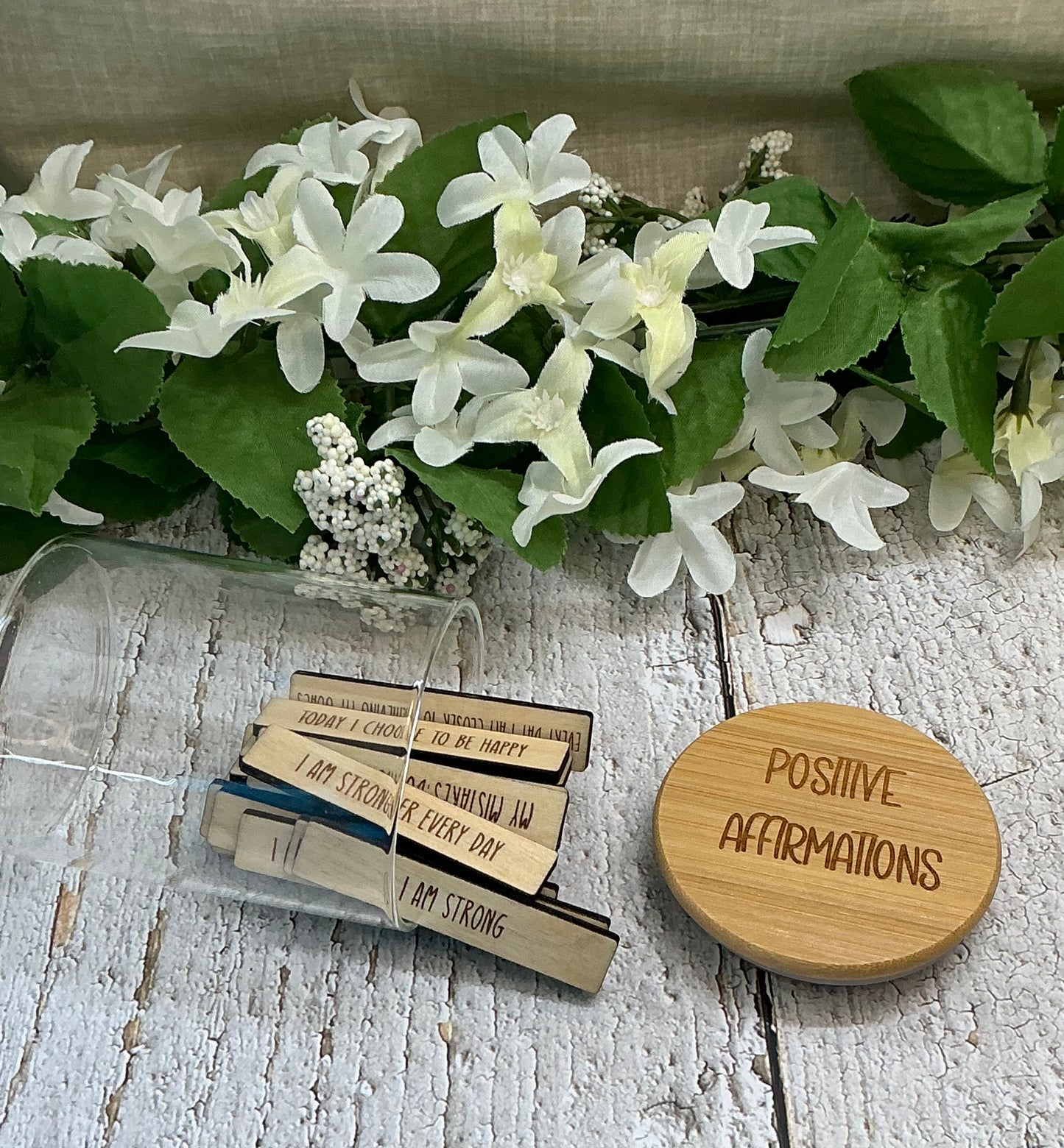 Positive Affirmation Jar and Tokens