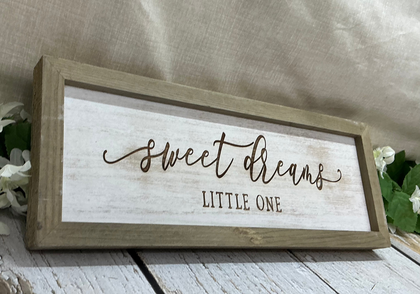 Sweet Dreams Little One - Framed Sign