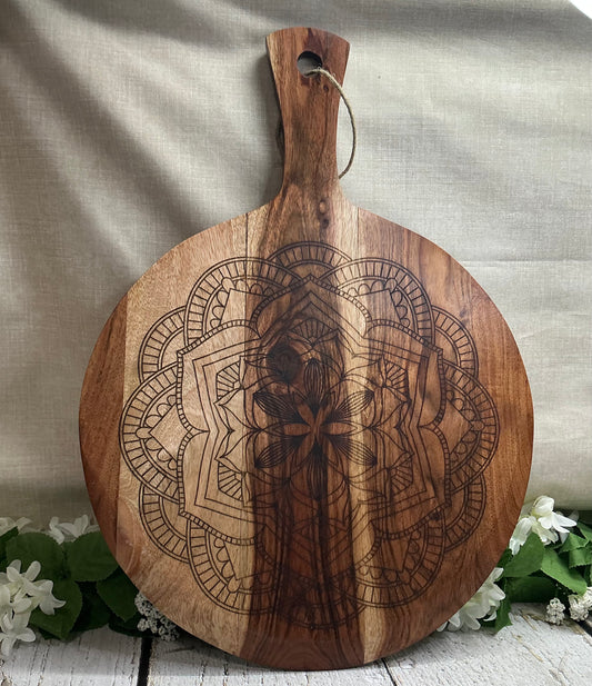 Mandala Pizza Charcuterie Board