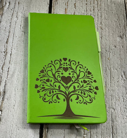 Tree Of Life Notebook Journal - Green