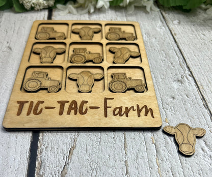 Tic Tac Farm Cows